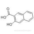 Ácido 3-hidroxi-2-naftoico CAS 92-70-6